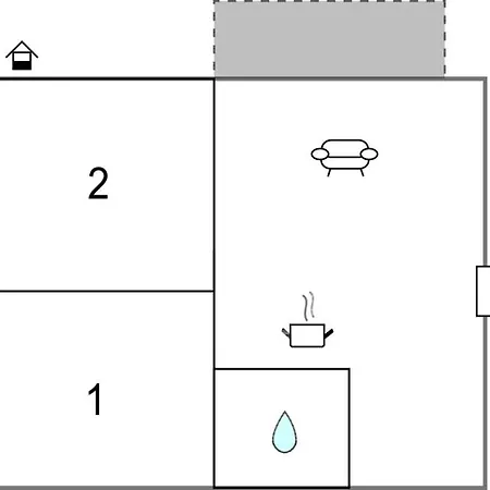 Διαμέρισμα Awesome In With Kitchen